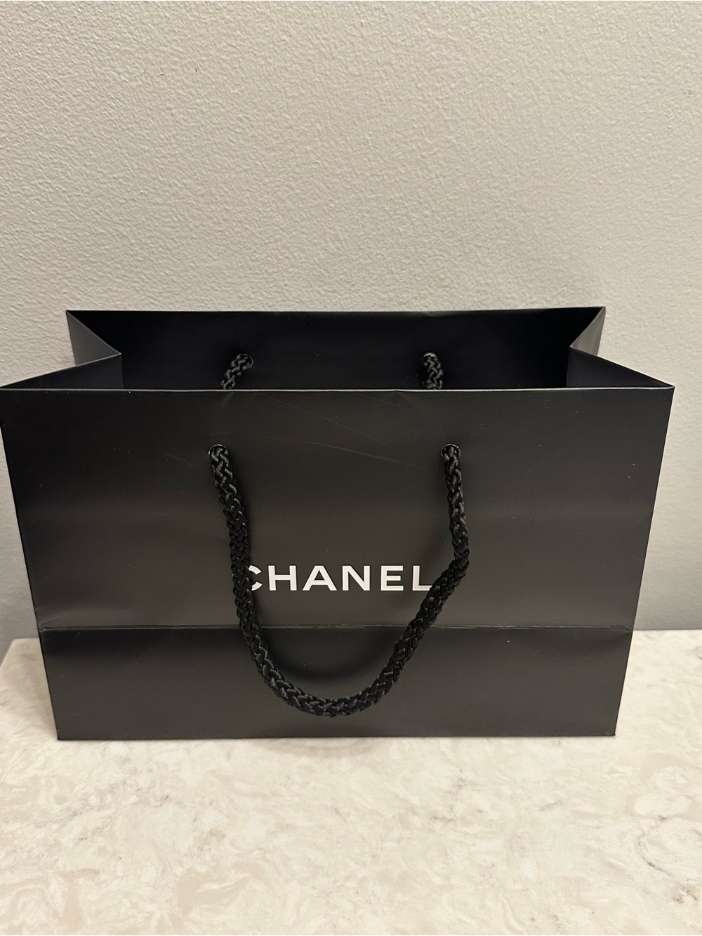 CHANEL Black Shopping Bag